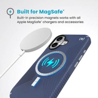 Apple iPhone 16 Speck Presidio 2 Grip Case - Blue/Grey/White