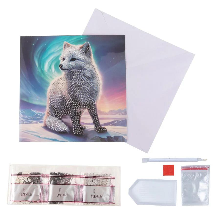 Crystal Art Card Aurora The Fox