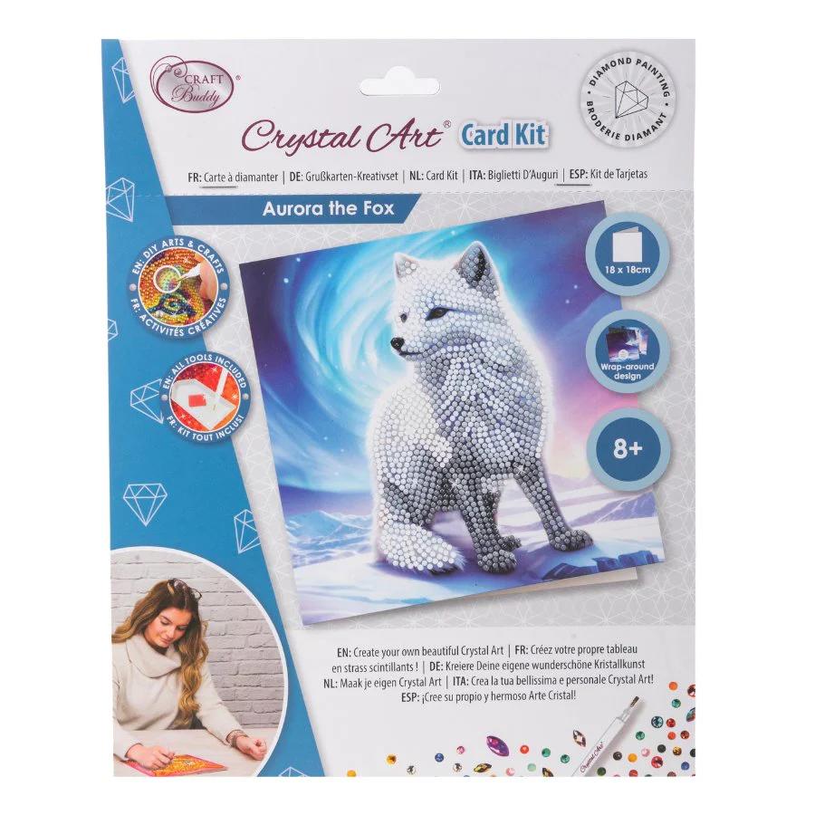 Crystal Art Card Aurora The Fox