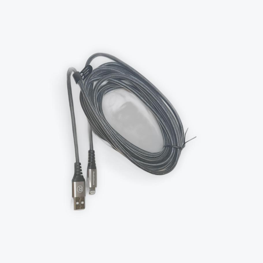 RadioShack Lightning to USB-A Braided Charge and Sync Cable