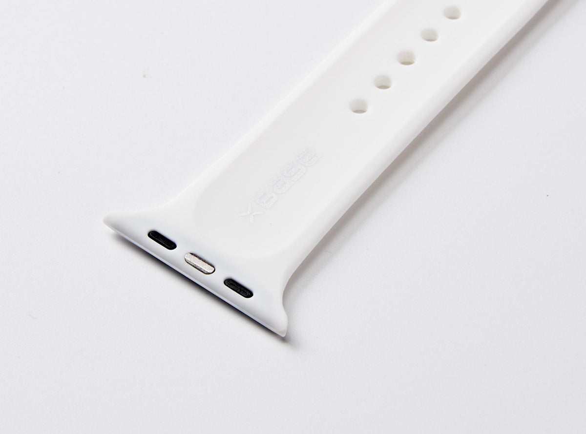 xBase Apple Watch Silicone Band - Large (42/44/45/49mm) - White - image 4