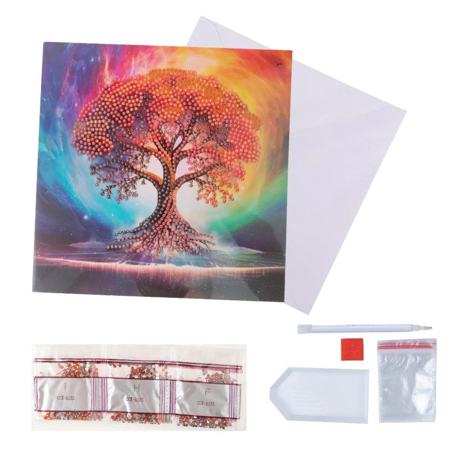 Crystal Art Card Kit: Tree of Life