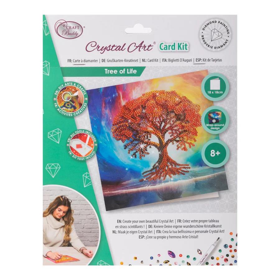 Crystal Art Card Kit: Tree of Life