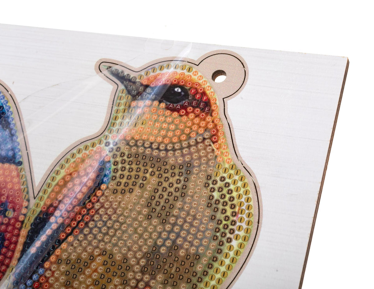 Crystal Art - Songbirds Hanging Wooden Wall Decoration Kit