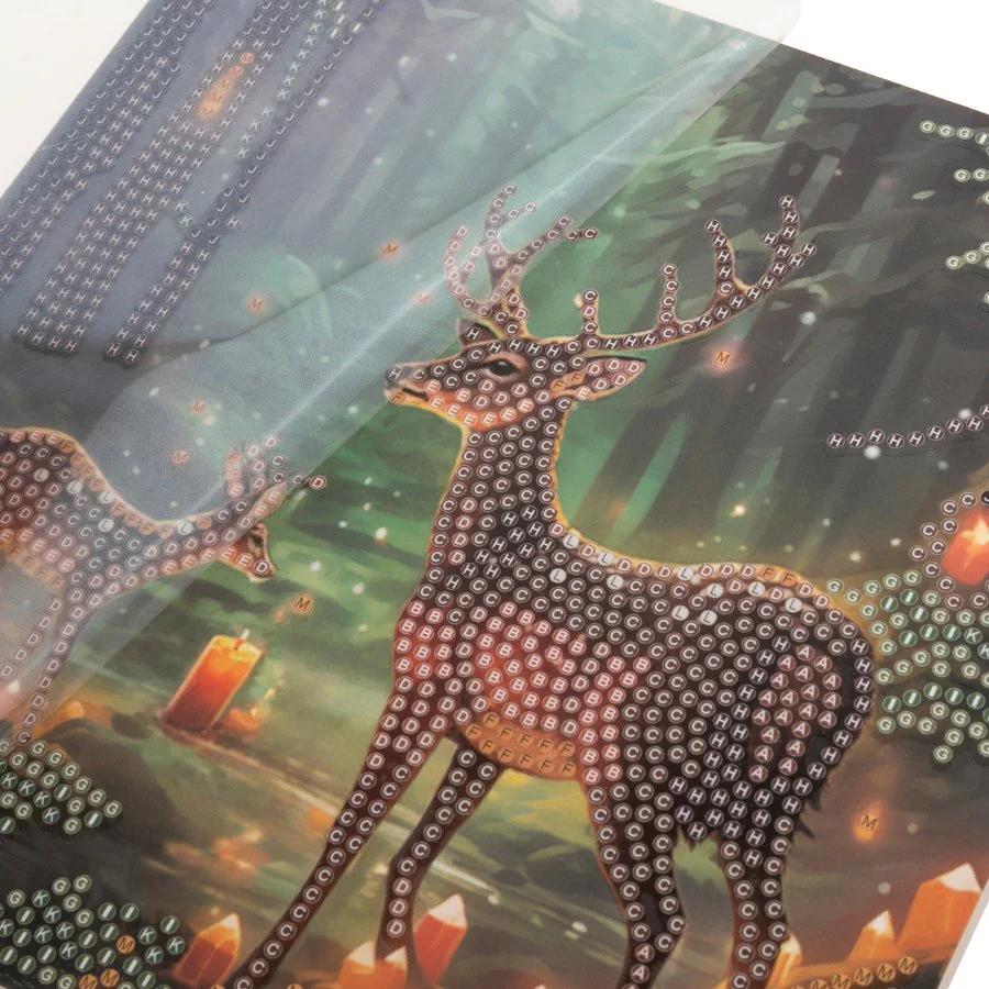 Crystal Art Card Kit: Enchanted Forest