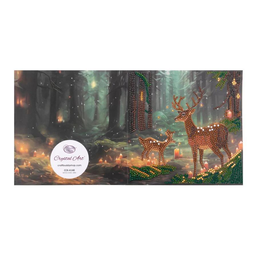 Crystal Art Card Kit: Enchanted Forest