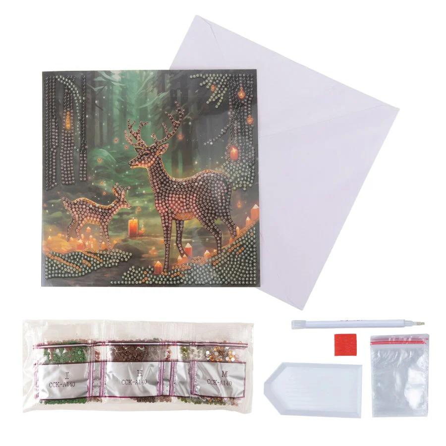 Crystal Art Card Kit: Enchanted Forest