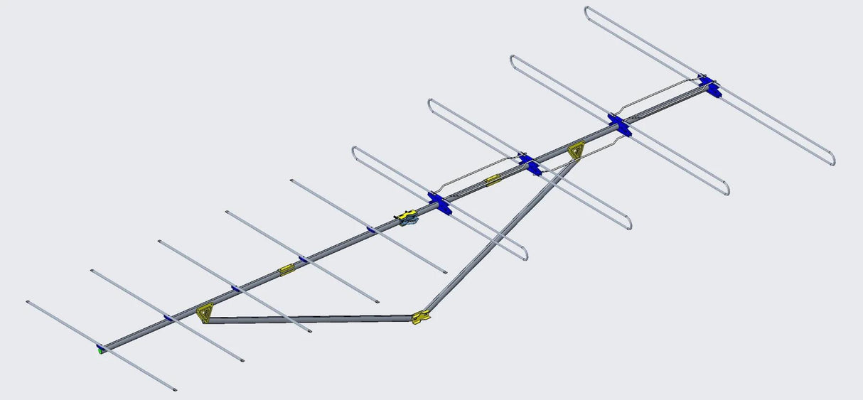 Sky Blue Antenna SBFM9, Long Range FM Antenna, 135" boom, high gain