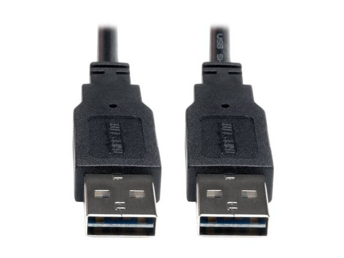 Eaton Tripp Lite UR020-010 10ft reversible USB 2.0 A to A cable