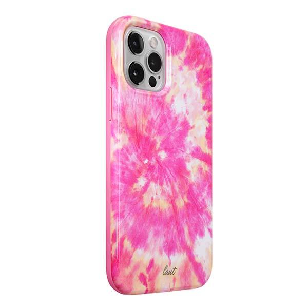 APPLE IPHONE 12/12 PRO LAUT HUEX TIE DYE CASE - HOT PINK