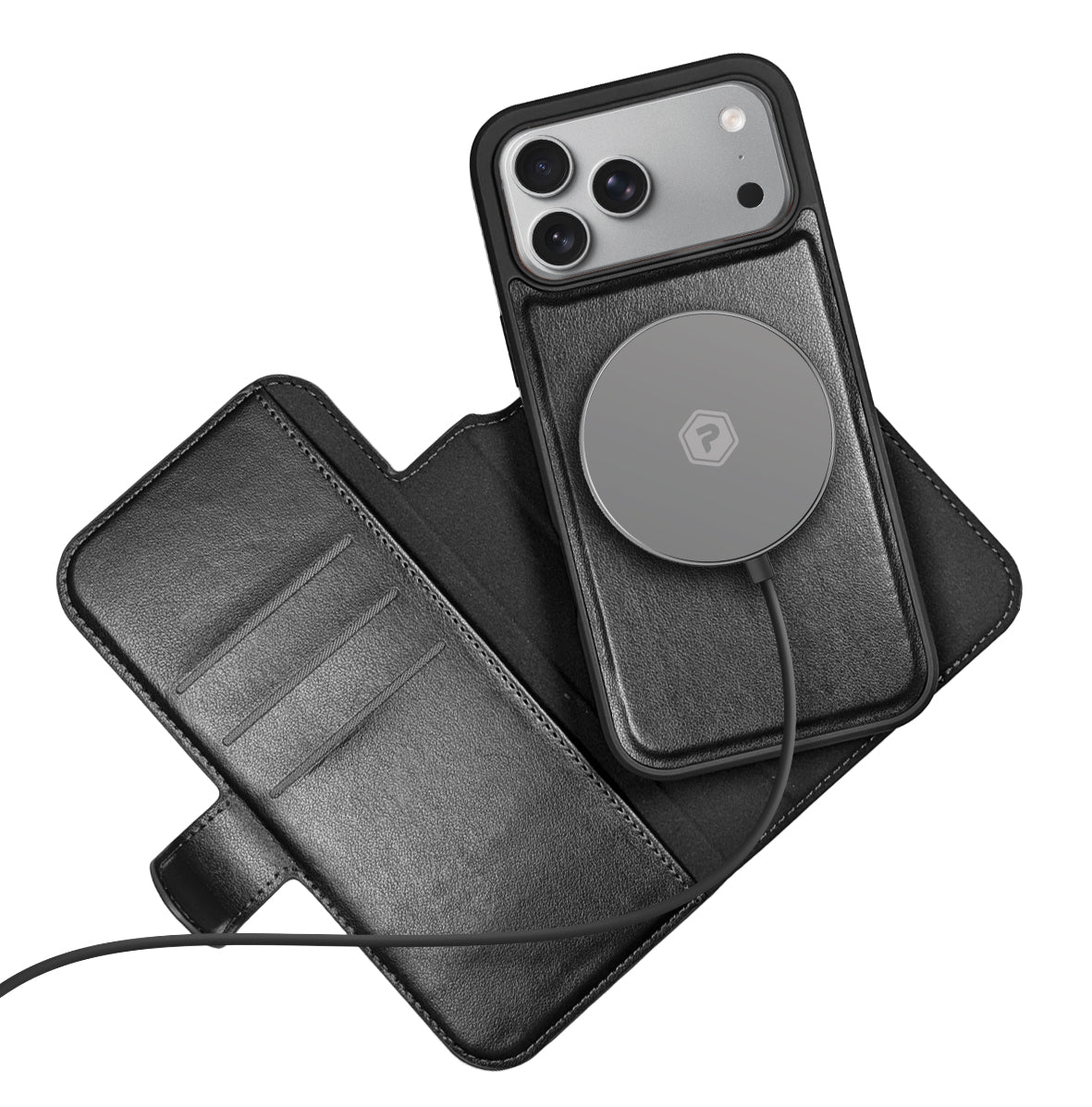 iPhone 18 Pro Max Folio Exec Wallet Case MagSafe Compatible - Black - image 2