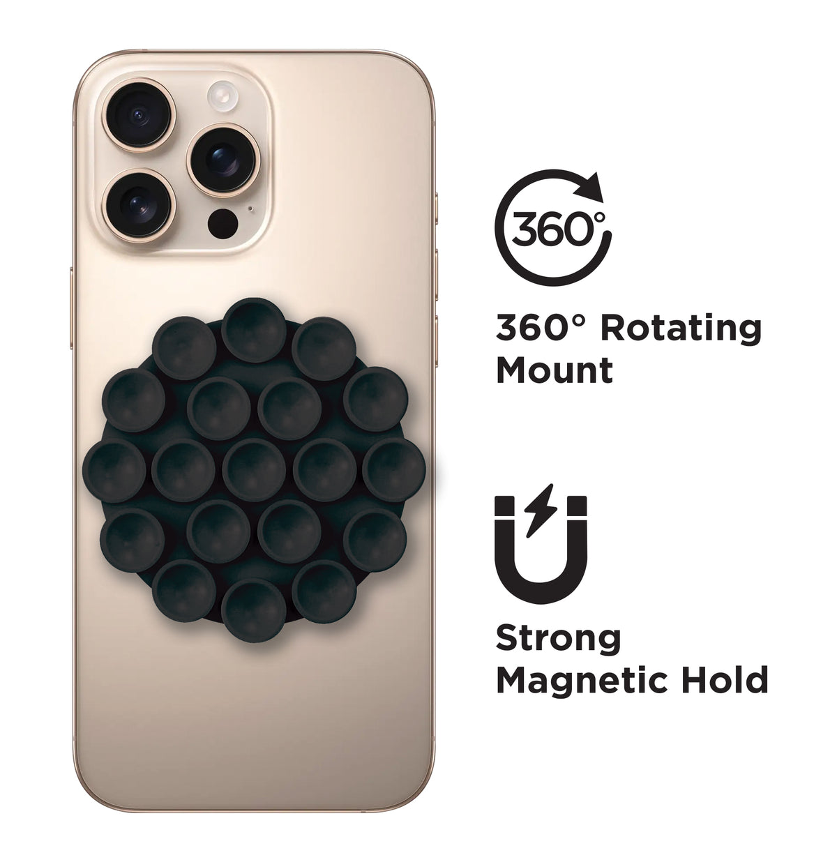 xBase MagSafe Suction Cup Phone Mount - Black - image 2