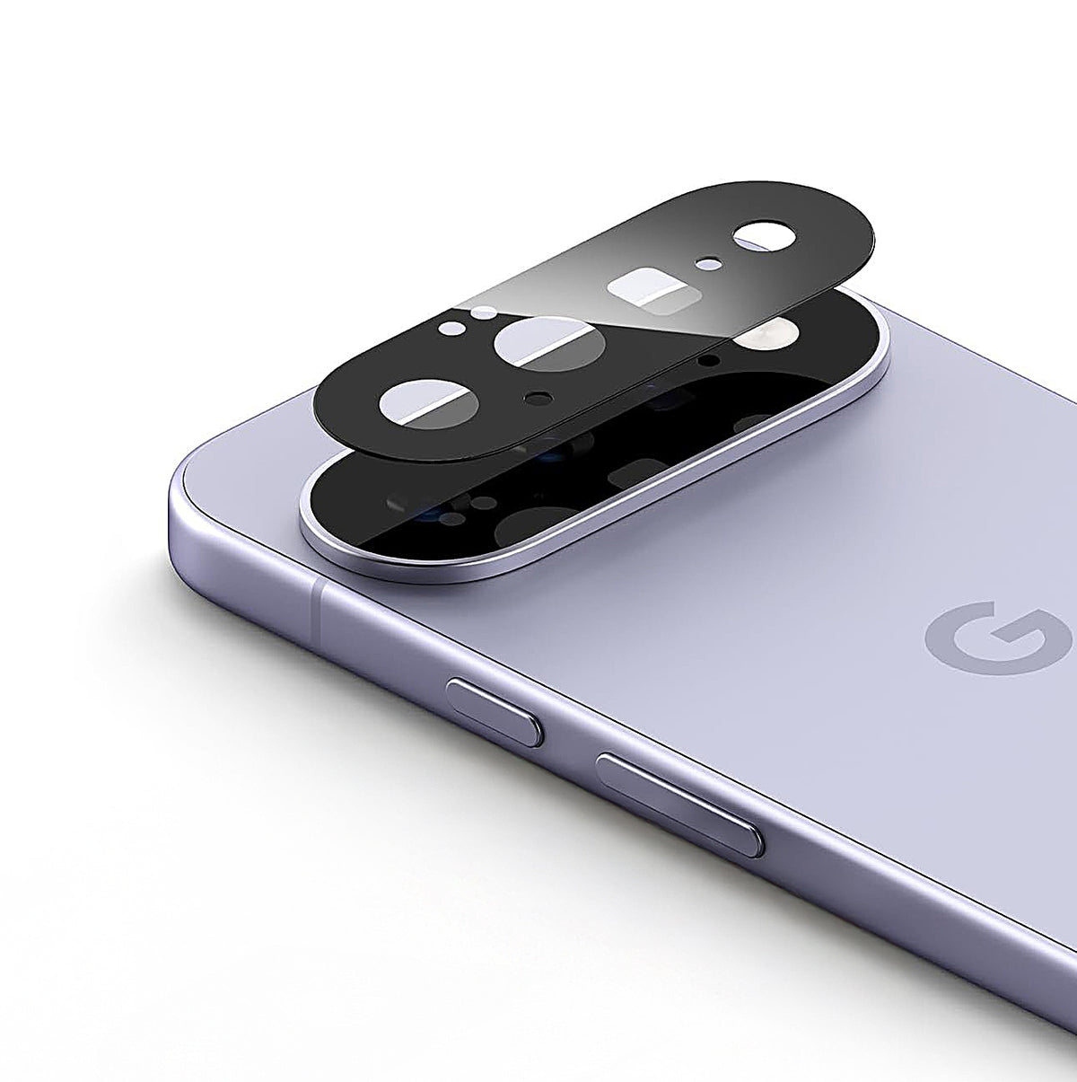 xBase Pixel 11 Pro Camera Lens Tempered Glass Protector installed