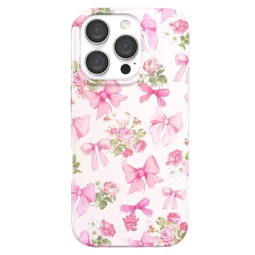 Velvet Caviar - Magsafe Case For Apple Iphone 16 Pro - Posie Pink Bow