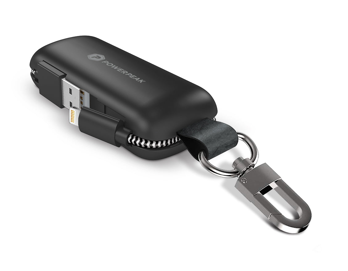 POWERPEAK CLIP ON ULTRA PORTABLE CHARGER WITH INTEGRATED LIG - image 1