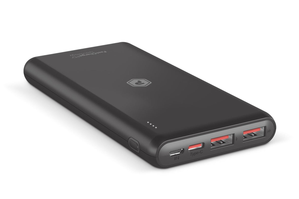 POWERPEAK 10000MAH PD FAST CHARGE PORTABLE CHARGER DUAL USB-