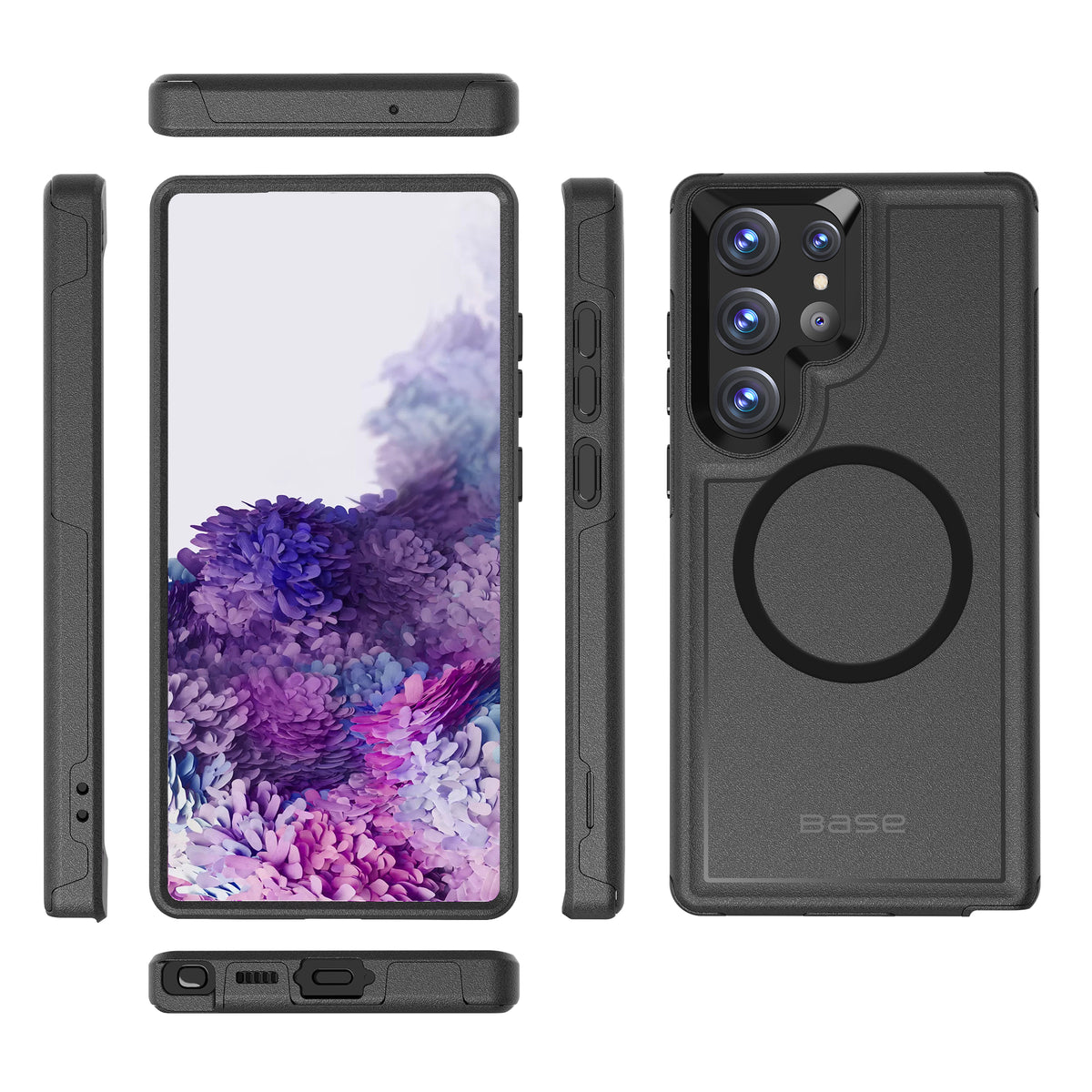 SAMSUNG S24 ULTRA BASE PROTECH WITH MAGSAFE RUGGED ARMOR PROTECTIVE CASE BLACK - image 2