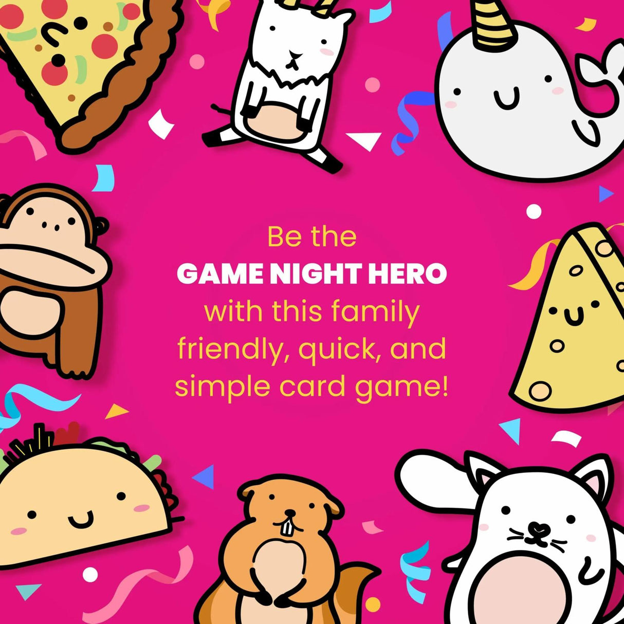 Dolphin Hat Games Taco Cat Cheese Pizza | Card Game