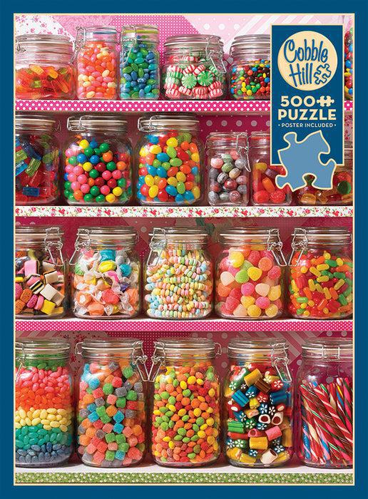 Cobble Hill 500 Piece Puzzle - Candy Shelf