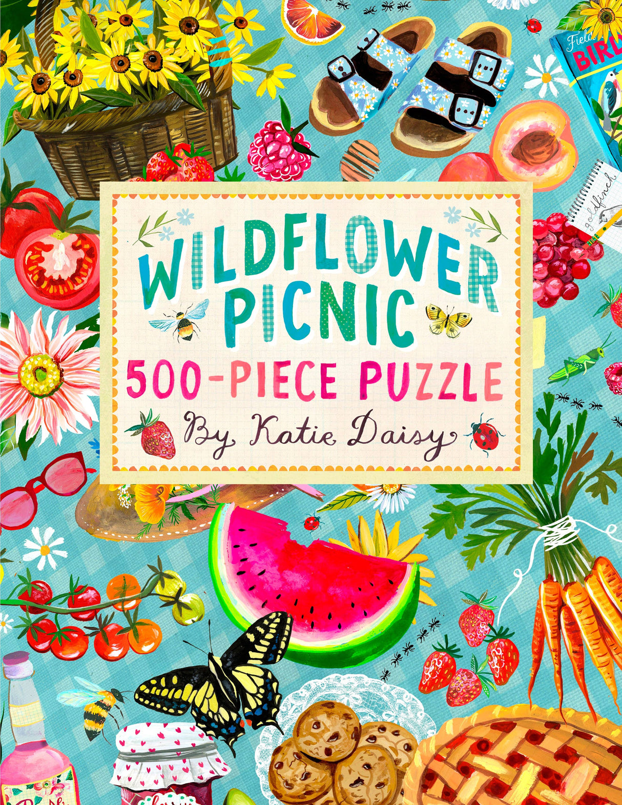 Chronicle Books - Wildflower Picnic 500-Piece Puzzle