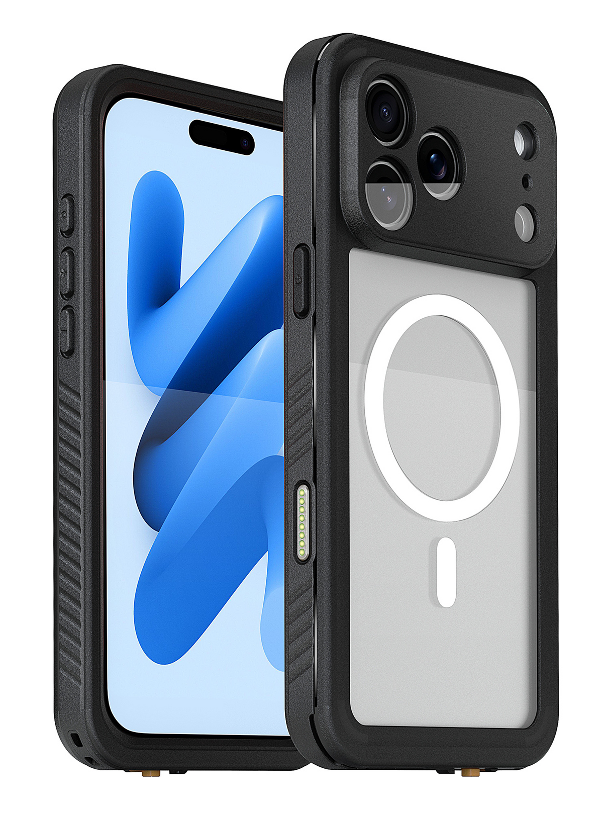 xBase iPhone 17 Pro Waterproof MagSafe Compatible Case w/Wrist Strap