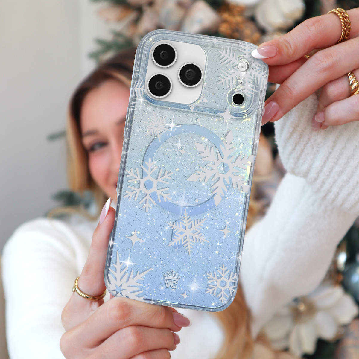 VELVET CAVIAR - IPhone 17 Pro MagSafe Case - Snow Angel Glitter