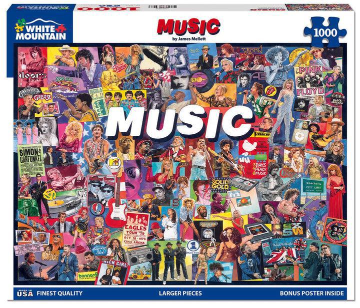 White Mountain Puzzles Music - 1000 Piece Jigsaw Puzzle