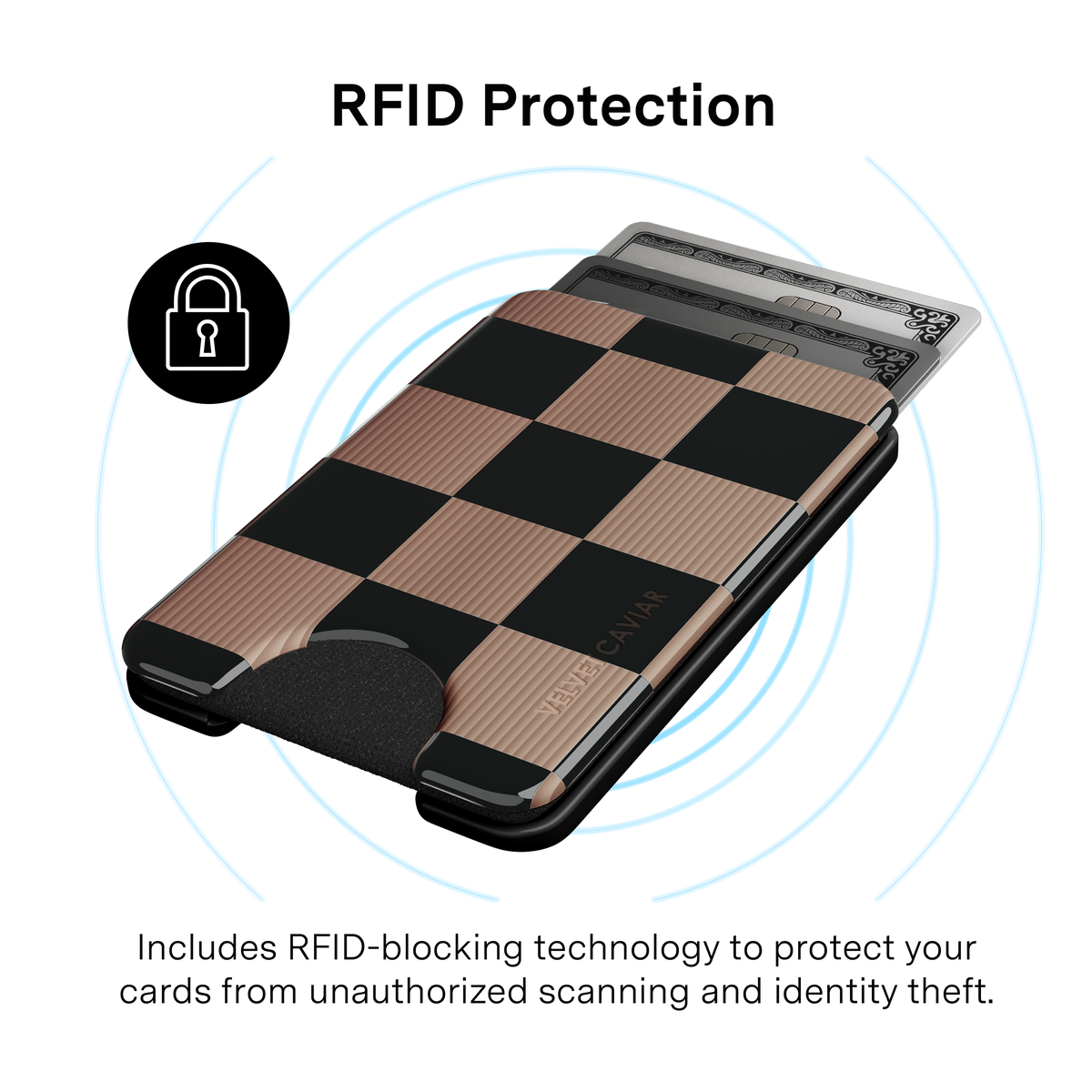 VELVET CAVIAR - 3pc Phone Accessory Gift Set - Mocha Vibe Checker