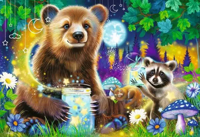 Ravensburger Lovable Woodland Friends 2x24 Pc Puzzle