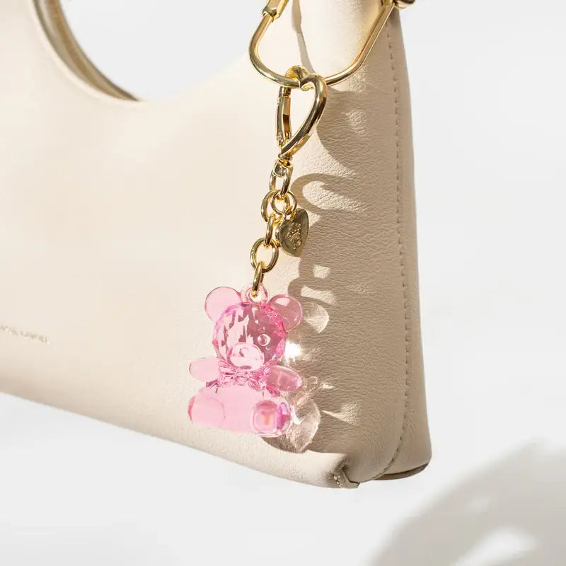 VELVET CAVIAR - Tech & Bag Charm- Pink Teddy