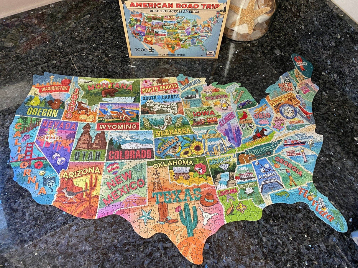Wood Expressions - American Roadtrip Jigsaw Puzzle - 1,000 Pieces