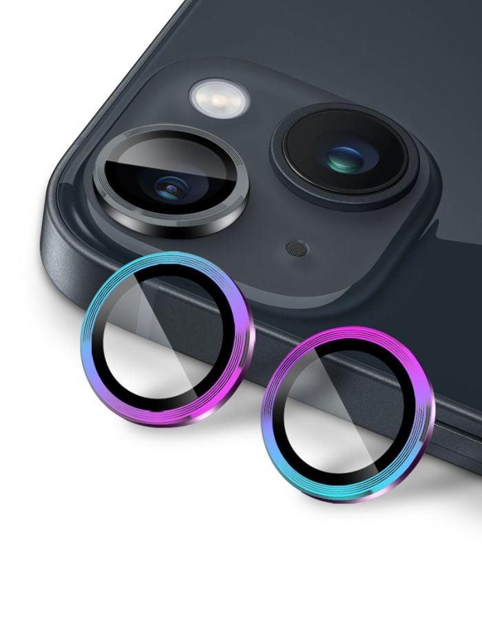 Gadget Guard - Camera Lens Protector for Apple iPhone 15 / iPhone 15 Plus - Iridescent