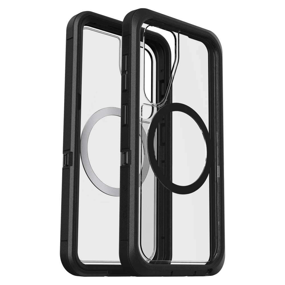 OtterBox - Defender Pro XT Clear Magnetic Case for Samsung Galaxy S25 - Dark Side