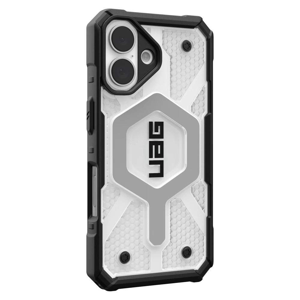 Urban Armor Gear (UAG) - Pathfinder Clear MagSafe Case for Apple iPhone 16 - Ice