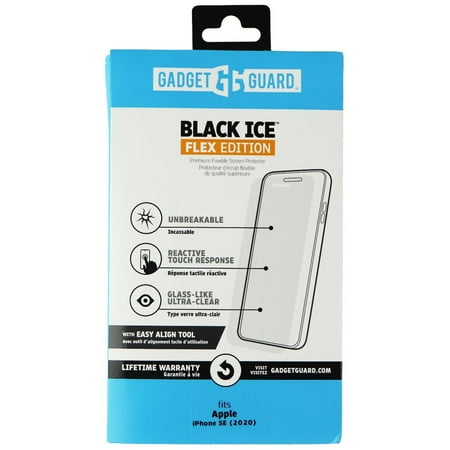 Gadget Guard Black Ice Flex Screen Protector for iPhone SE (2nd Gen) - Clear