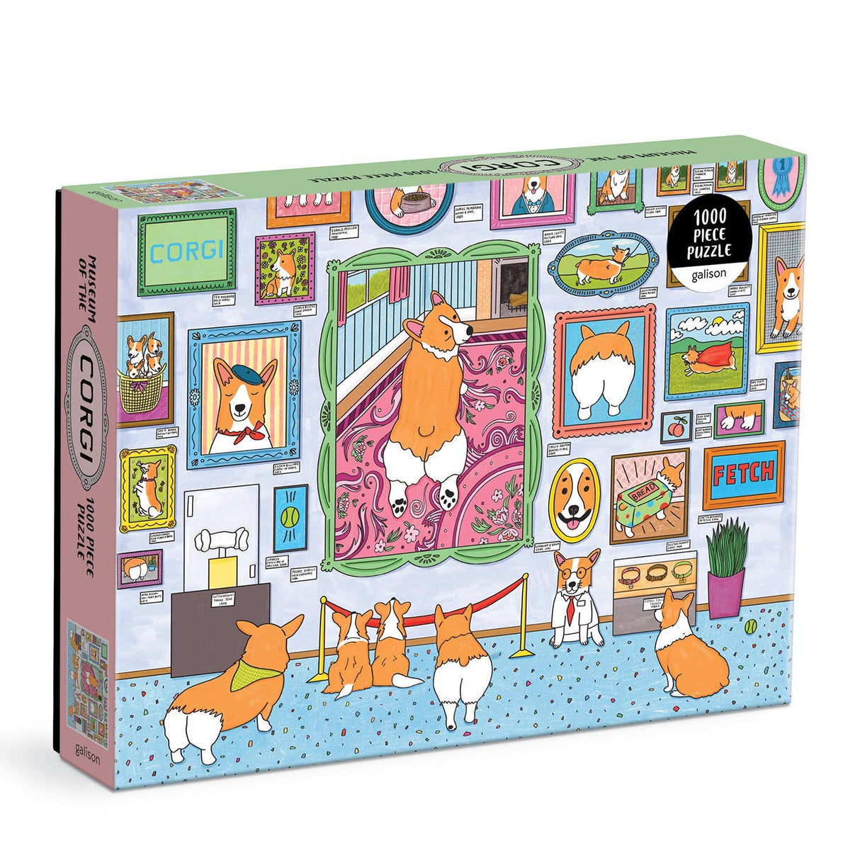 Galison - Museum of the Corgi 1000 Piece Puzzle