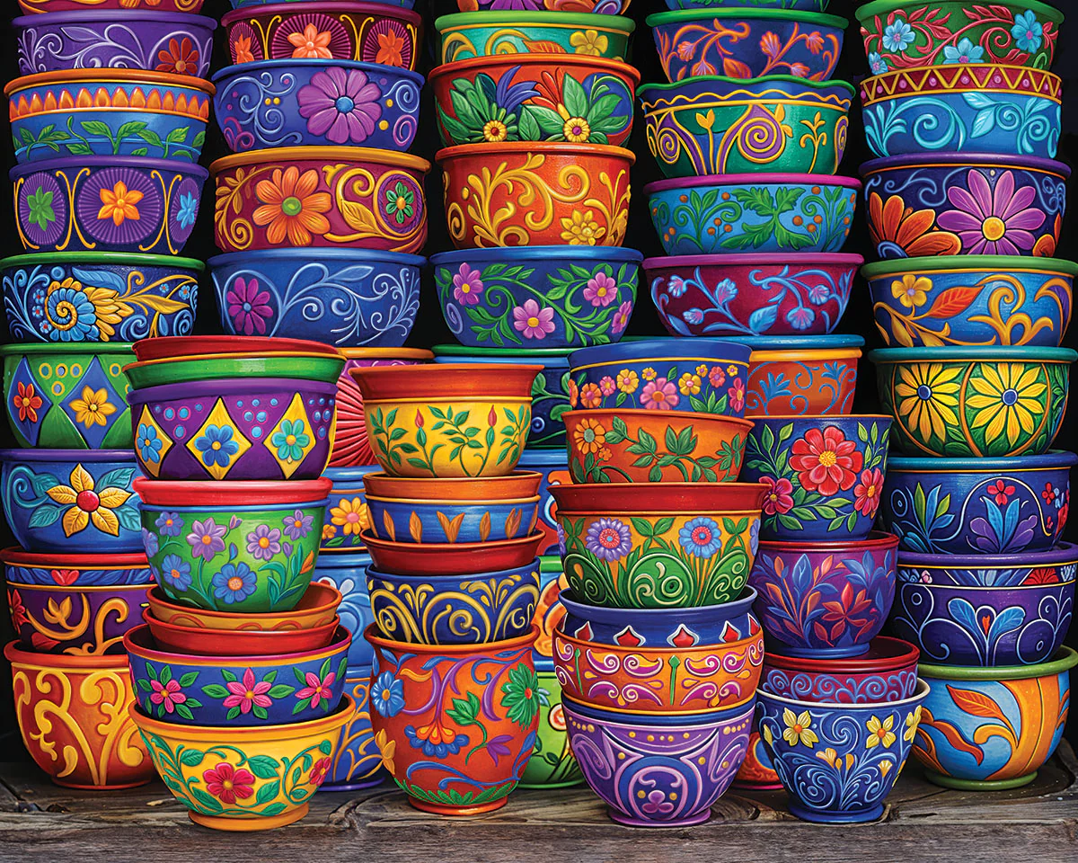 White Mountain Puzzles - Bowled Over - 500 Piece Jigsaw Puzzle