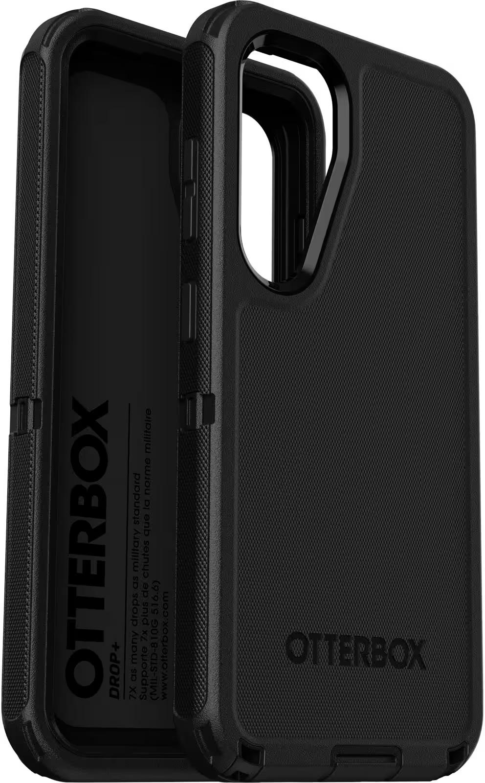 OtterBox - Defender Series Pro Hard Shell for Samsung Galaxy S25 - Black