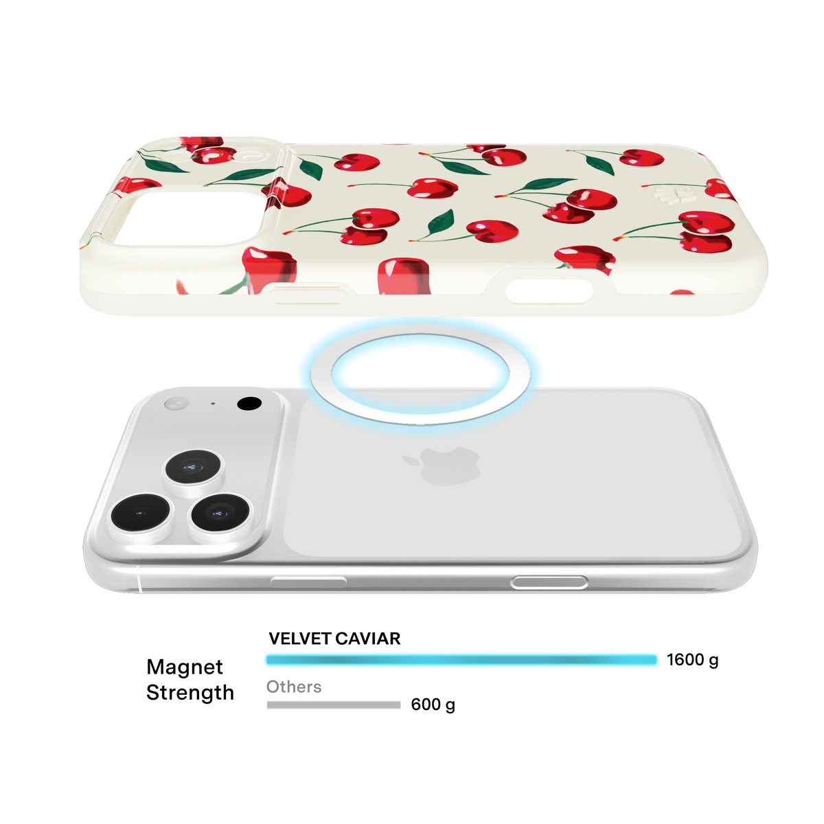 VELVET CAVIAR - IPhone 17 Pro Max MagSafe Case - Mon Cheri Cherry