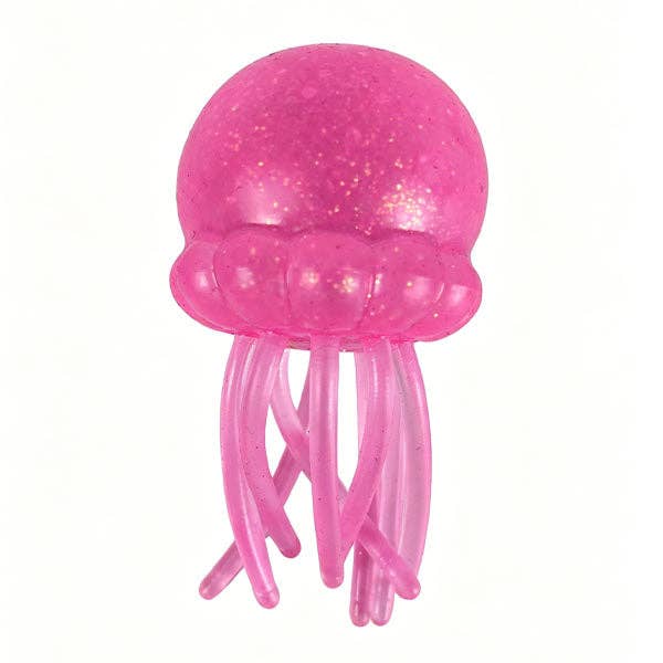 Showcase - SugarSqueez Squishies® Maltose Jellyfish Glitter Fidget Stress Ball (1pc) Assorted Colors