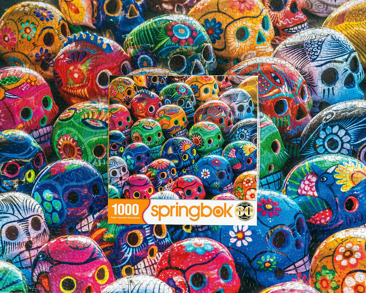 Springbok Sugar Skulls 1000 Piece Jigsaw Puzzle