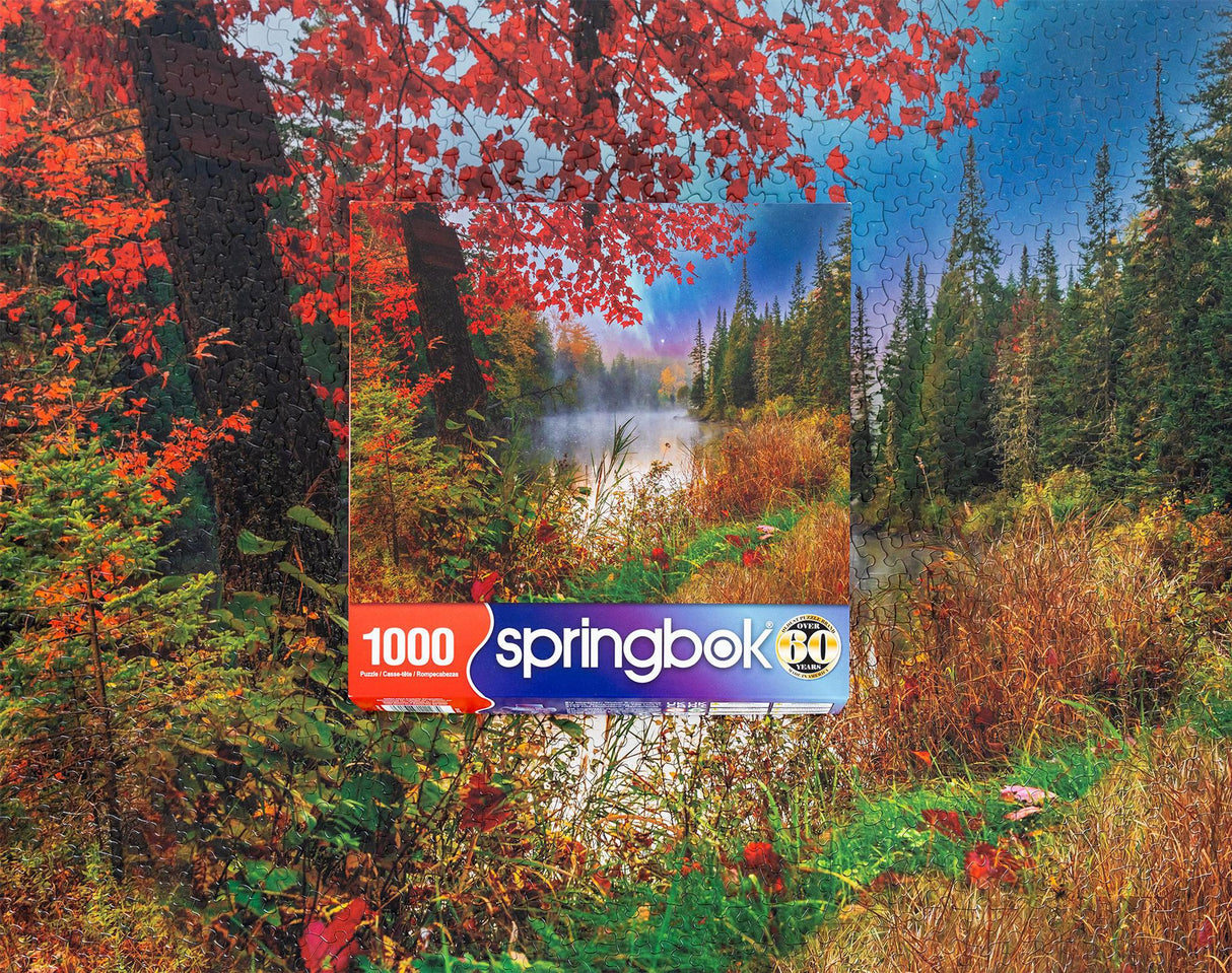 Springbok Early Dawn On The Lake 1000 Piece Jigsaw Puzzle