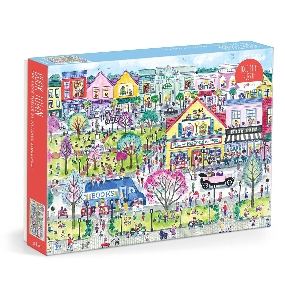 Galison - Michael Storrings Book Town 1000 Piece Puzzle