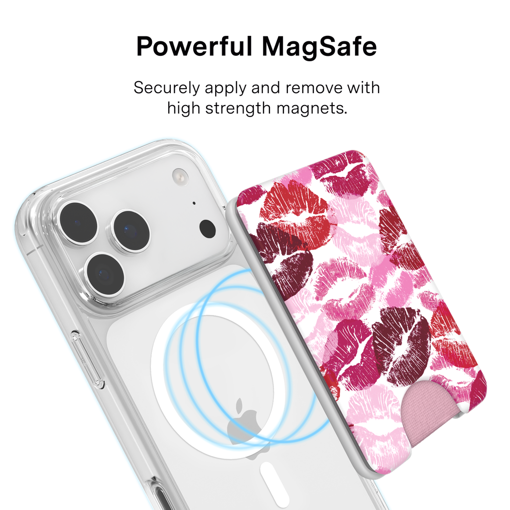 VELVET CAVIAR - Magnetic Phone Wallet - Kiss Me
