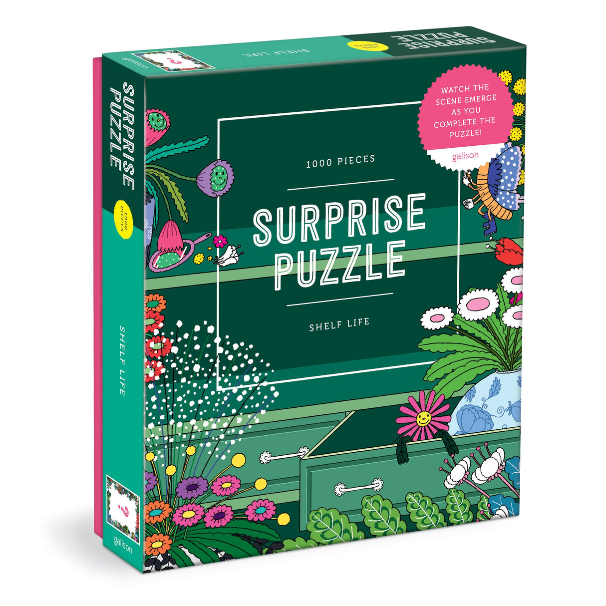 Galison - Shelf Life 1000 Piece Surprise Puzzle