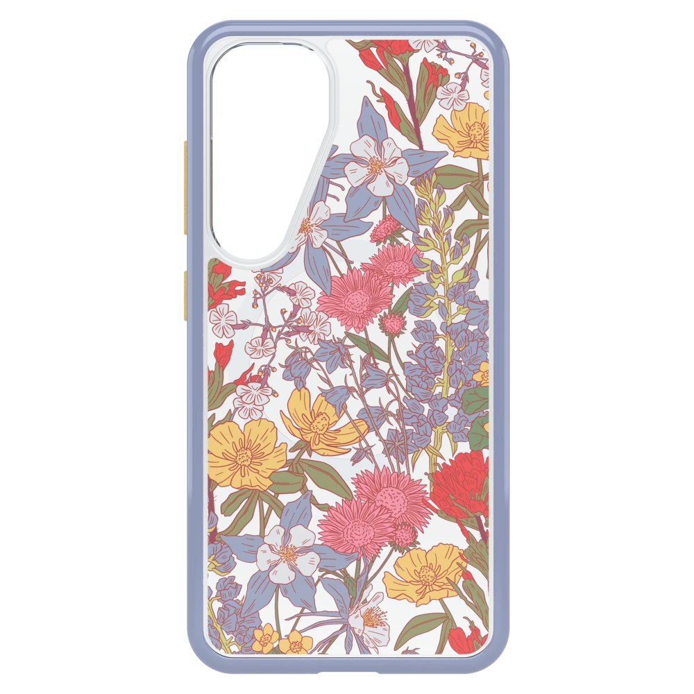 OtterBox - Symmetry Clear Magnetic Case for Samsung Galaxy S25 - Floral Clear