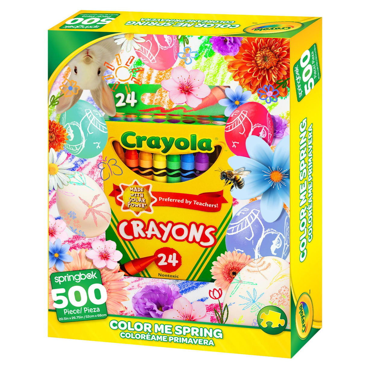 Springbok Crayola Color Me Spring 500 Piece Jigsaw Puzzle