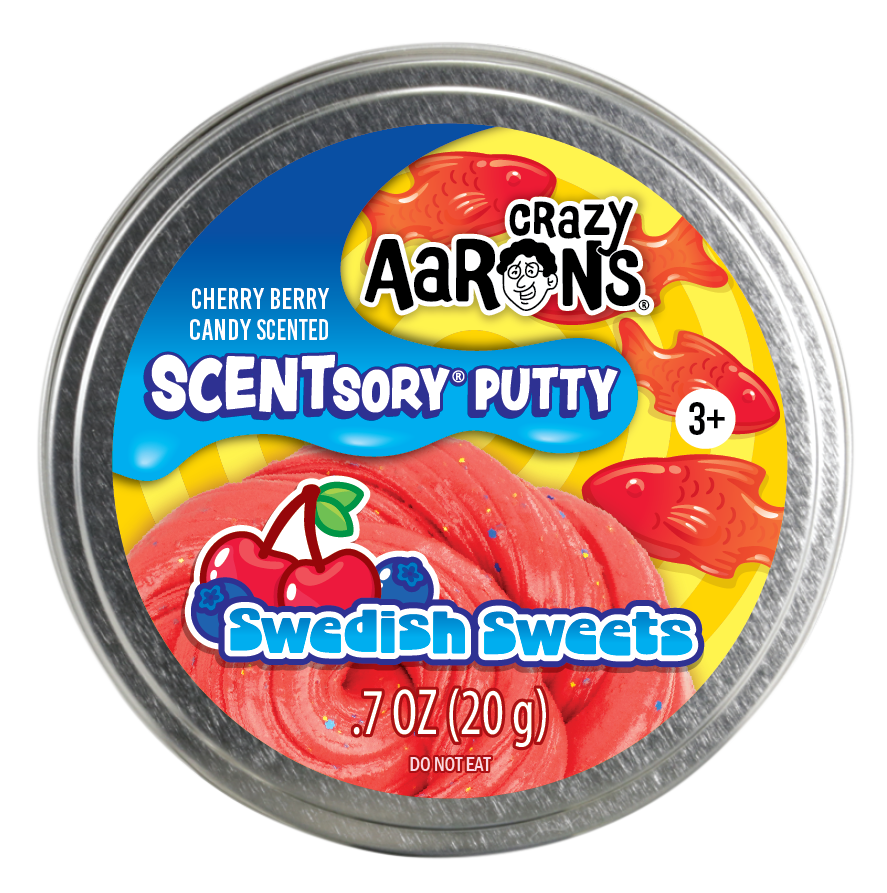 Crazy Aaron's Scentsory Swedish Sweets Thinking Putty