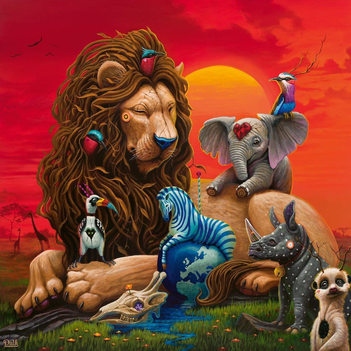 Ravensburger Hope for Tomorrow 500 Piece Jigsaw Puzzle | Surreal Wildlife Art from Dulk | Premium Quality | Eco-Friendly Materials