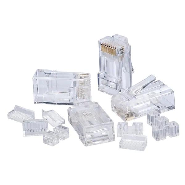 RJ45 3 PIECE CAT 5E/6 UTP MODULAR PLUG 25 PACK